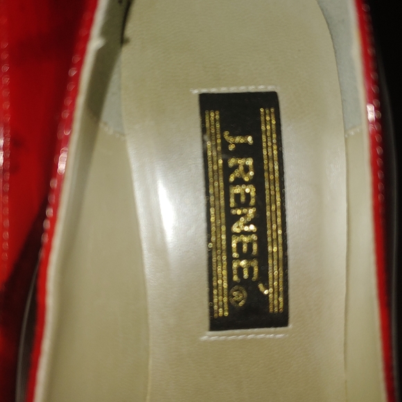 JRenee vintage pointy black label red heels - Picture 5 of 6